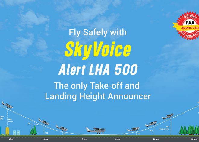 Fly Safely with SkyVoice Alert LHA 500: The only Take-off and Landing Height Announcer