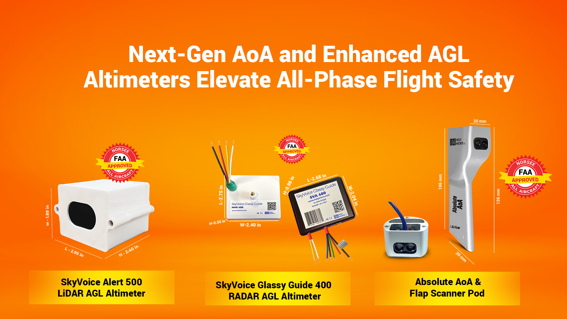 Next-Gen AoA and Enhanced AGL Altimeters Elevate All-Phase Flight Safety